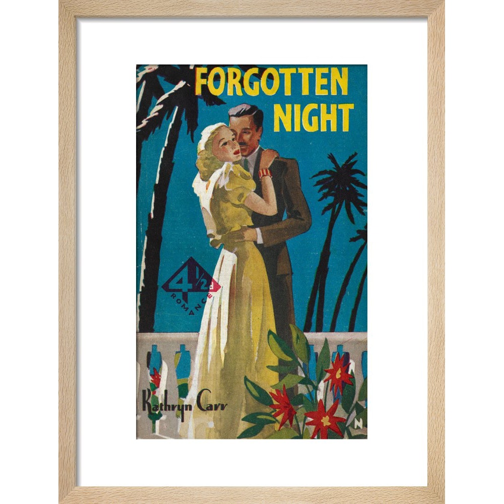 Forgotten Night print in natural frame