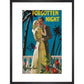 Forgotten Night print in black frame