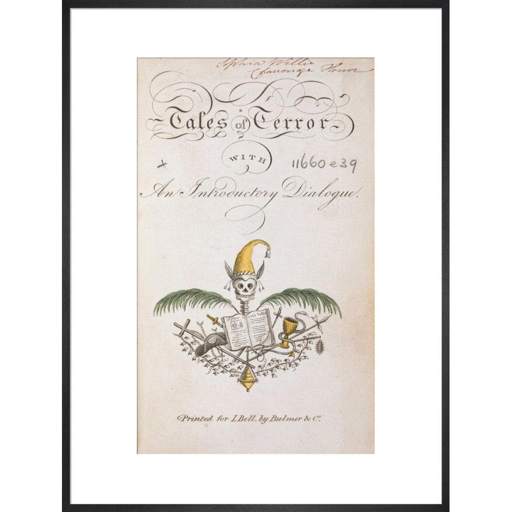 Tales of Terror print in black frame