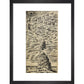 The Man in the Moone print in black frame