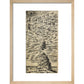 The Man in the Moone print in natural frame