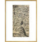 The Man in the Moone print in gold frame