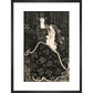 Christmas Card print in black frame