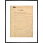 Dracula manuscript print in black frame