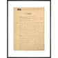 Dracula manuscript print in black frame