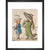 The fox and the crocodile print in black frame