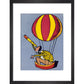 Balloon Man print in black frame