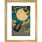 The Moon Voyage print in gold frame