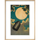 The Moon Voyage print in natural frame