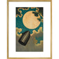 The Moon Voyage print in gold frame