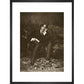 Portrait of Oscar Wilde print in black frame