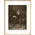 Portrait of Oscar Wilde print in natural frame