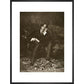 Portrait of Oscar Wilde print in black frame