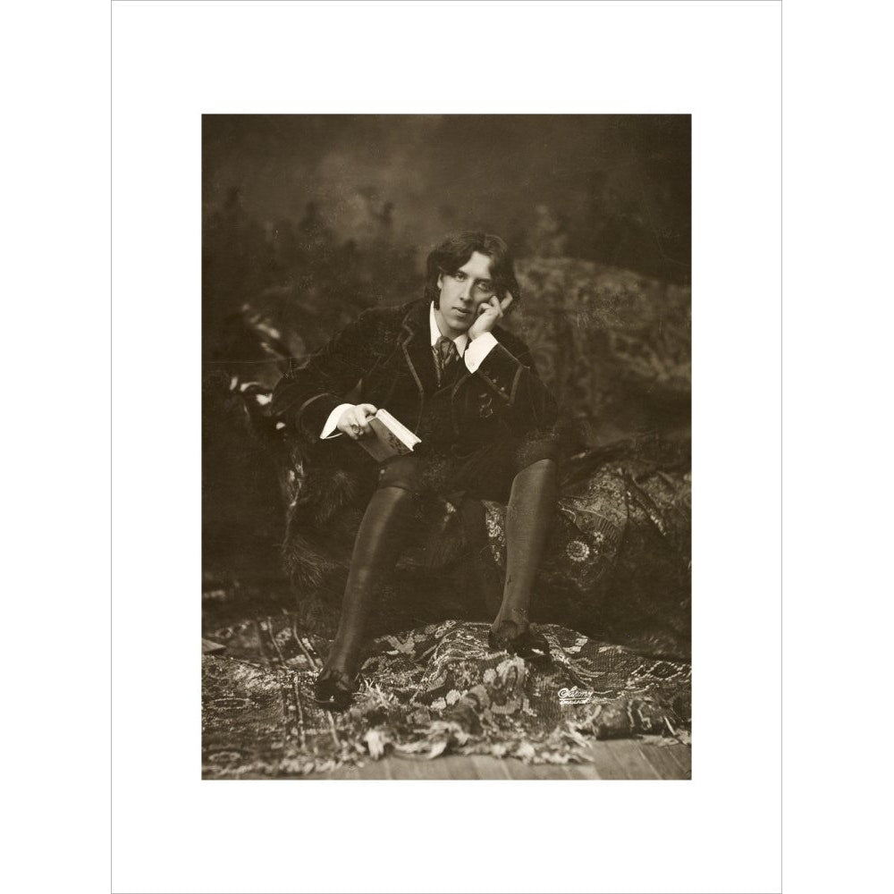 Portrait of Oscar Wilde print unframed