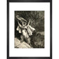 Puss in Boots print in black frame