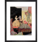 Cinderella print in black frame