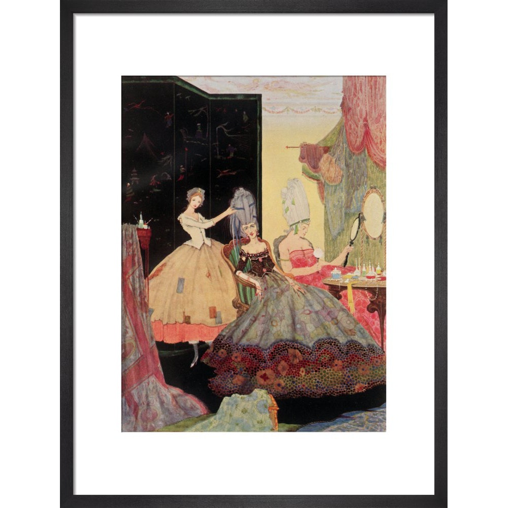 Cinderella print in black frame