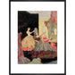 Cinderella print in black frame