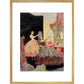 Cinderella print in gold frame