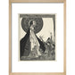 Ligeia print in natural frame