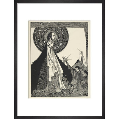 Ligeia print in black frame