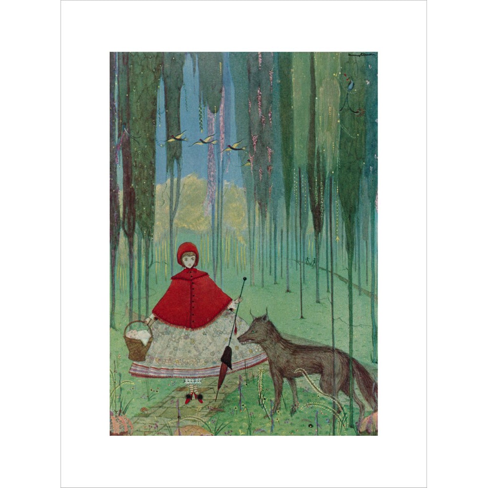 Little Red Riding Hood print unframed
