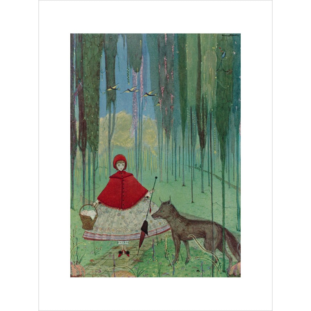 Little Red Riding Hood print unframed