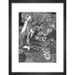 Morella print in black frame