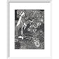 Morella print in white frame