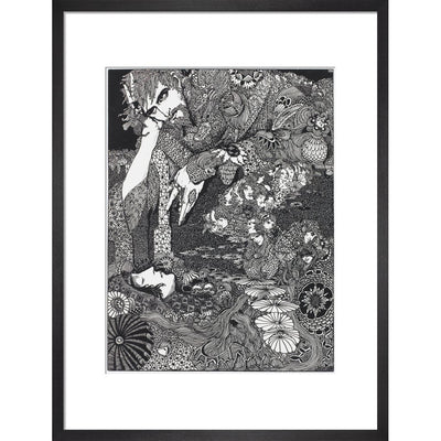 Morella print in black frame