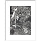 Morella print in white frame