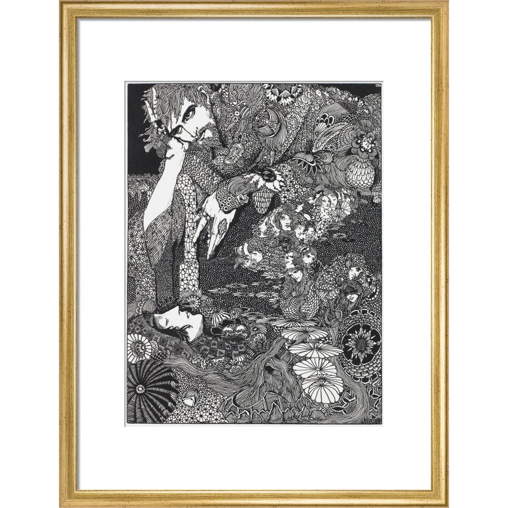 Morella print in gold frame