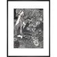 Morella print in black frame