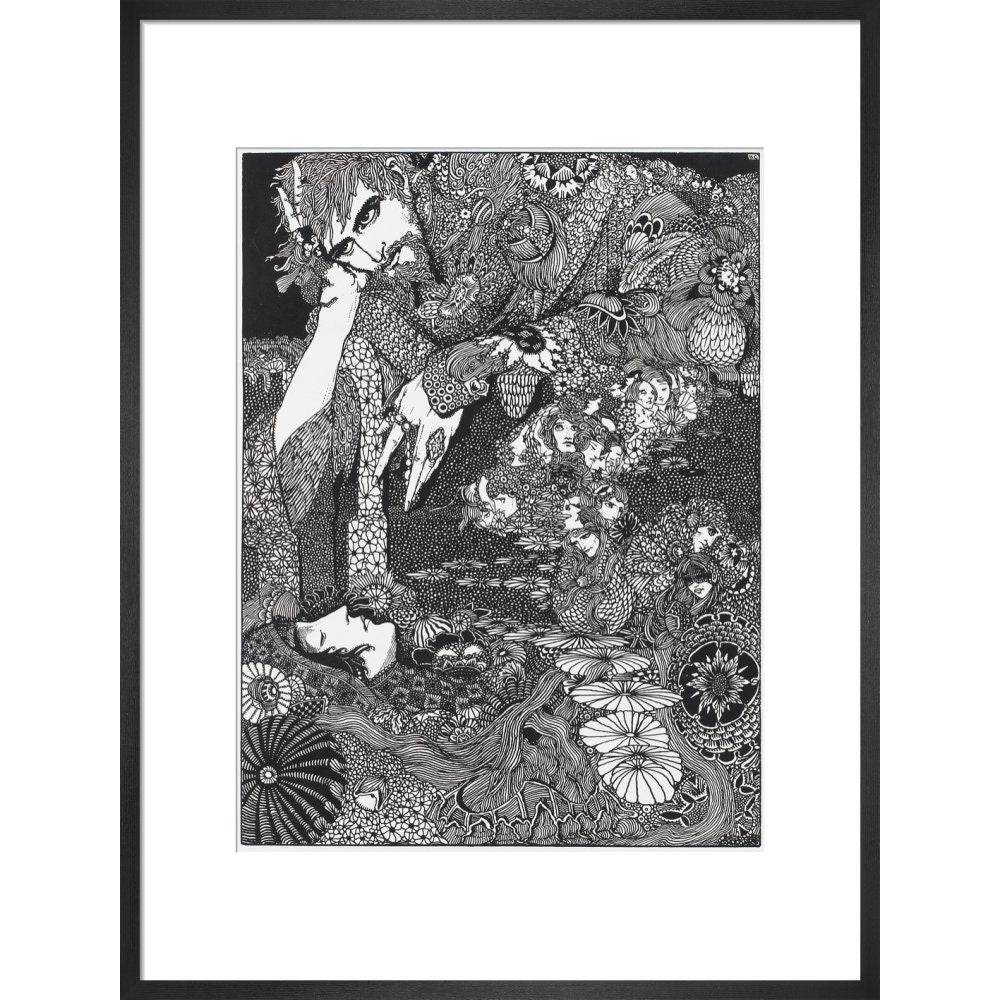 Morella print in black frame
