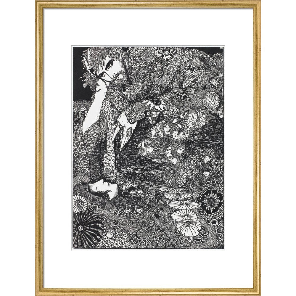 Morella print in gold frame