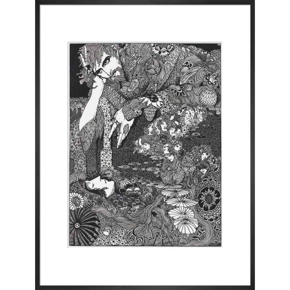 Morella print in black frame