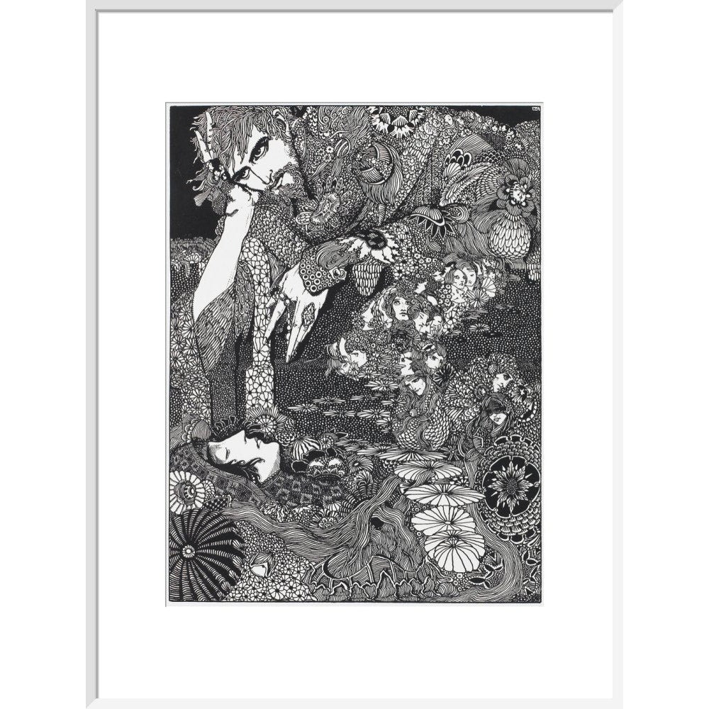 Morella print in white frame