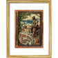 Robinson Crusoe print in gold frame