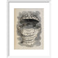 Laputa print in white frame