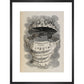 Laputa print in black frame