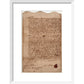 Paradise Lost contract print in white frame