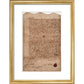 Paradise Lost contract print in gold frame