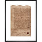 Paradise Lost contract print in black frame