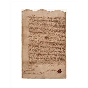 Paradise Lost contract print unframed