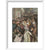 The Star print in white frame