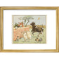 Hey Diddle Diddle print in gold frame