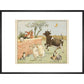 Hey Diddle Diddle print in black frame