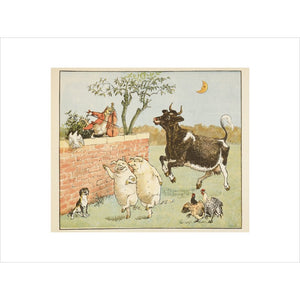Hey Diddle Diddle print unframed