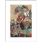 Rubaiyat of Omar Khayyam print in white frame