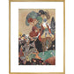 Rubaiyat of Omar Khayyam print in gold frame